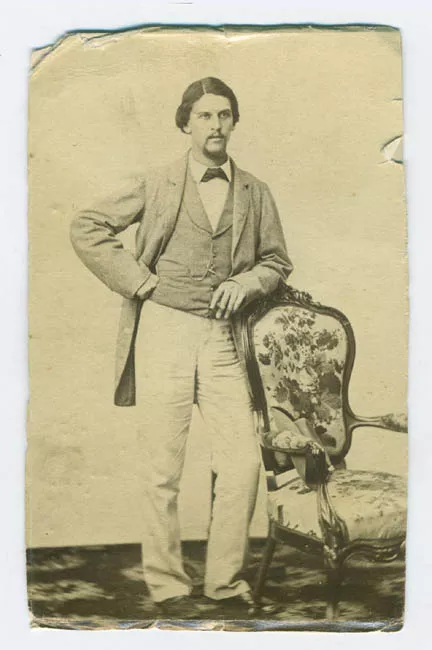 RETRATO DE DON TH.BURDON EN VALPARAISO