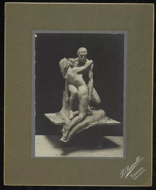 Escultura "Ulises y Calipso" de Rebeca Matte