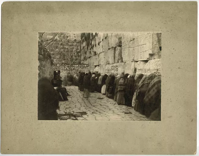 Muro de los lamentos en Jerusalén