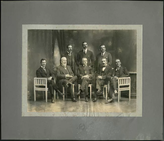 Retrato grupal con Carlos Eastman Quiroga