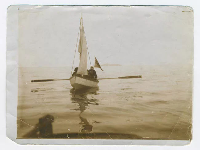 Isla Quiriquina y bote