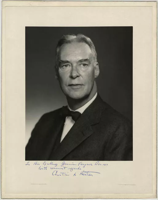 Retrato de Christian Archibald Herter  