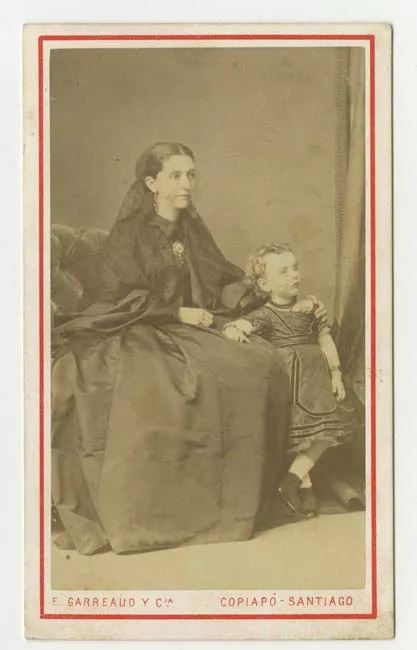 Retrato de Doña Isabel O'Brien de la Herrans de Valdés e hija