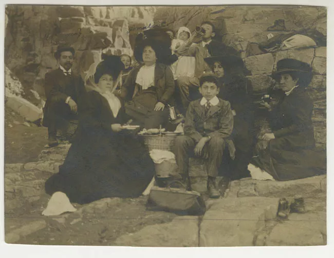 Misael Correa Pastene y familia
