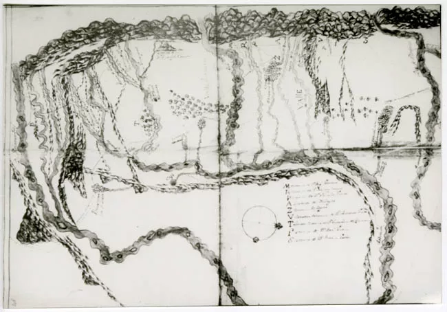 PLANO DE LA REGION DE CUYO.