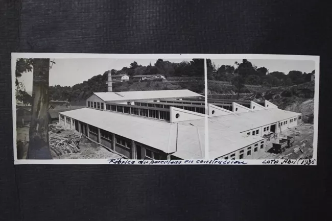 Fábrica de porcelana en construcción Lota 