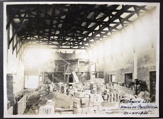 Cerámica Lota Horno en construcción 