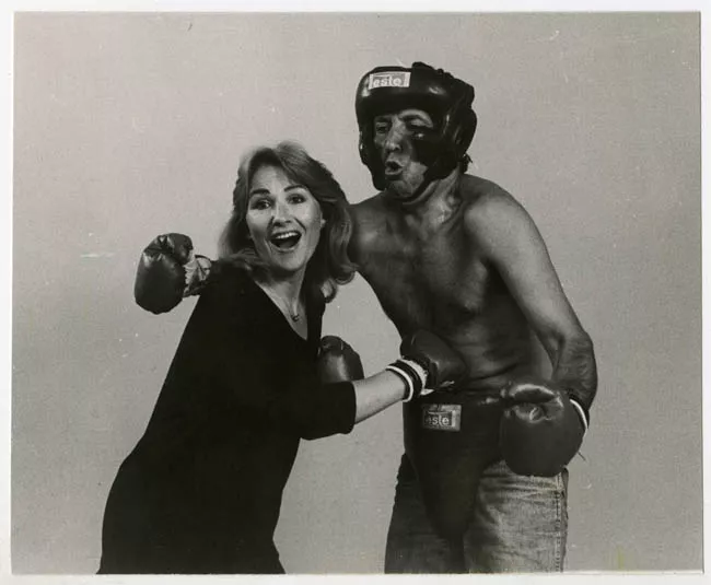 Obra de teatro el boxeador, Sandra Solimano y otro