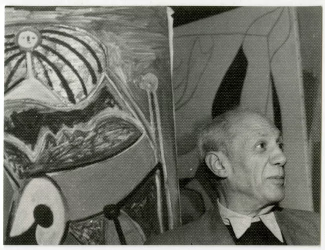 PICASSO EN SU TALLER