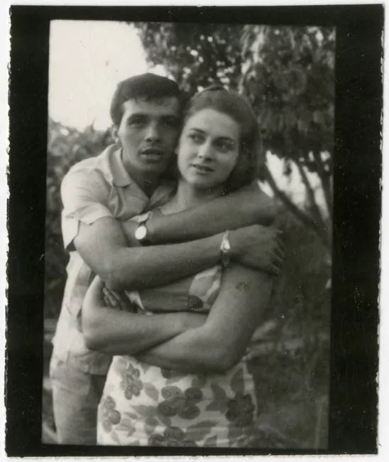 Elías Figueroa y su esposa