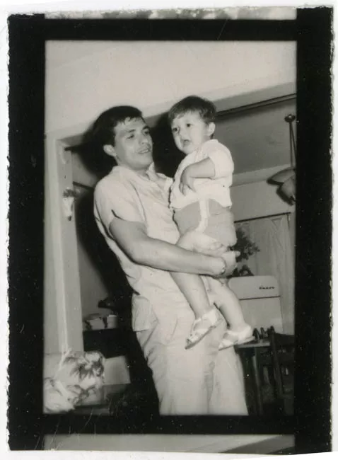 Elías Figueroa y su hijo