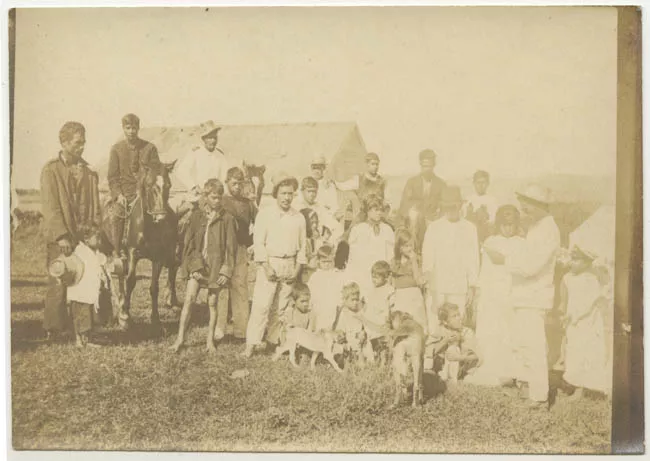 Grupo en Isla de Pascua