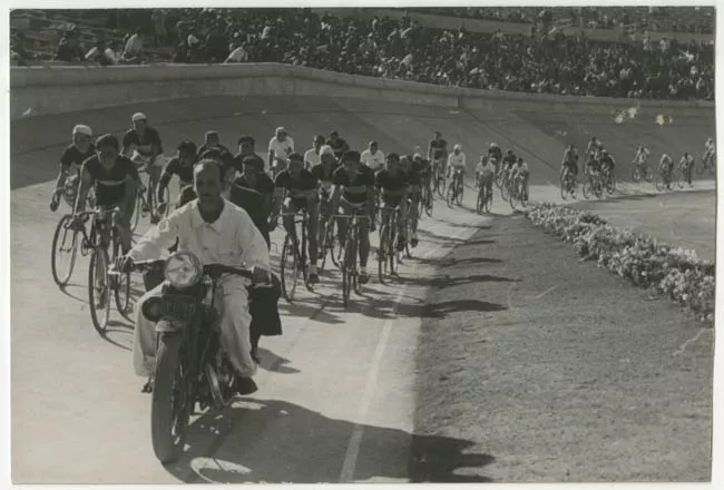 En el velódromo