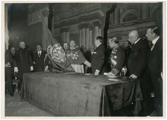 Juan Benlloch en ceremonia religiosa