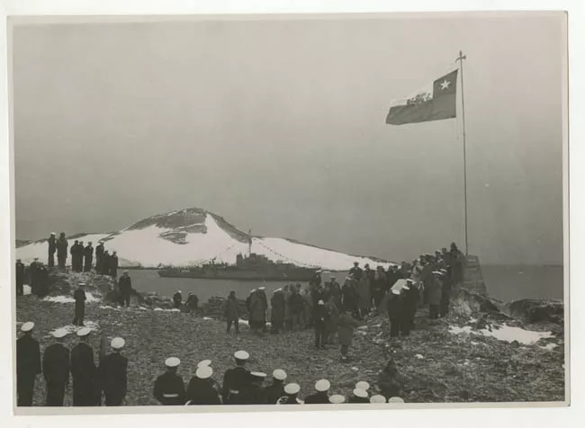 ANTARTICA,INAUGURACION BASE O'HIGGINS