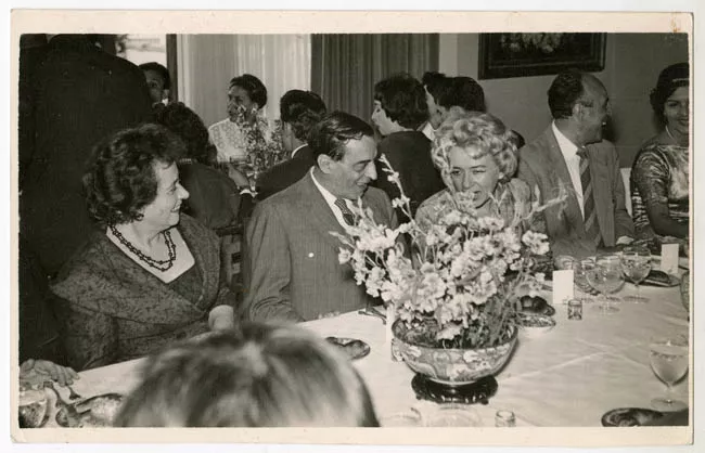 Silvia Piñeiro en la Embajada de Chile en Lima, Peru