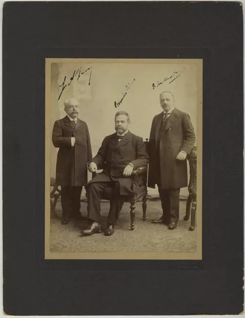 Retrato de Don Germán Riesco Errázuriz y otros