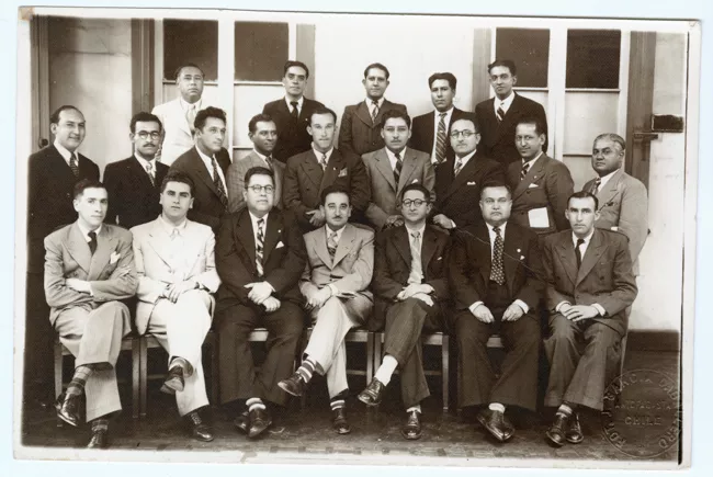 Retrato grupal de caballeros