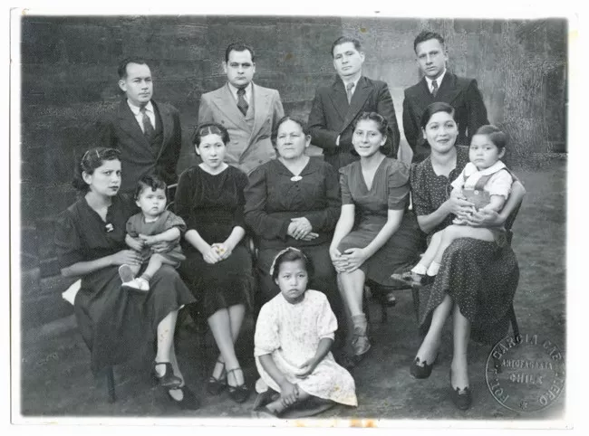Retrato de grupo familiar
