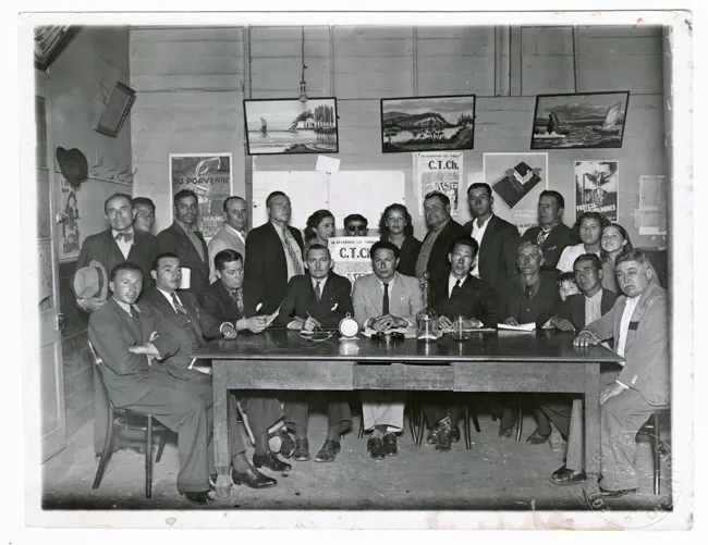 Reunión confederación trabajadores de Chile