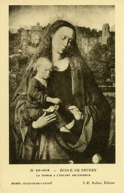 La vierge a l’enfant enlumineur