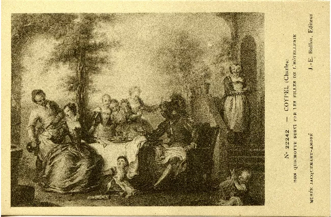 Don quichotte servi par les filles de l’hótrillerie
