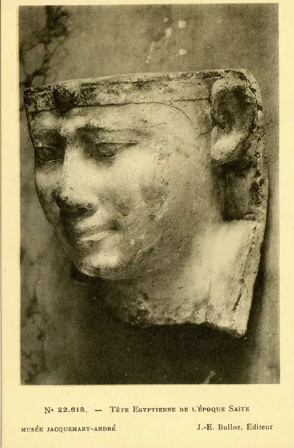 Téte Egyptienne de l’époque Saite