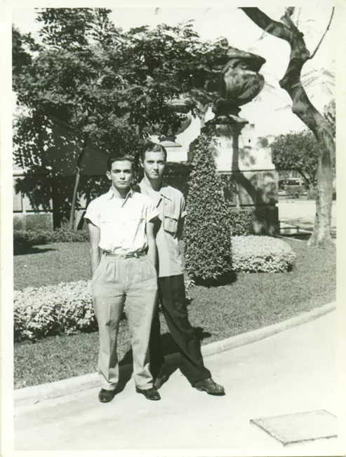 Retrato de dos hombres