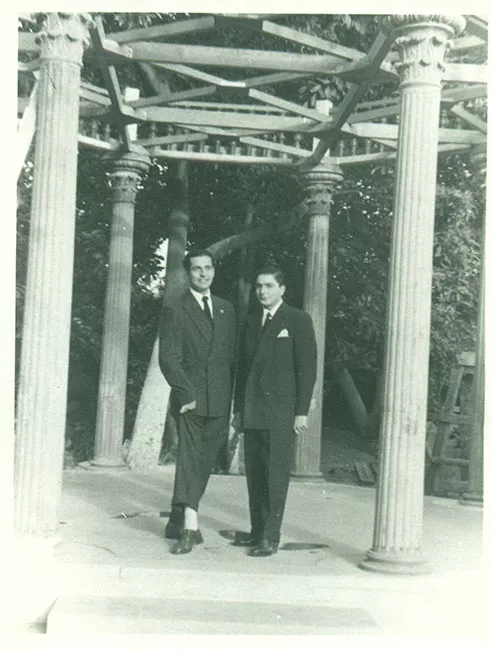 Retrato de dos hombres