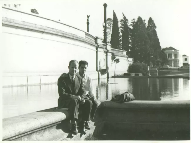 Retrato de dos hombres