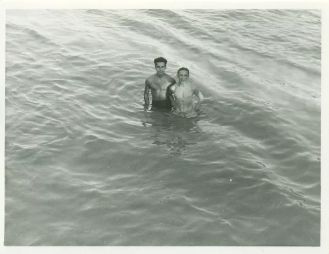 Retrato de dos hombres