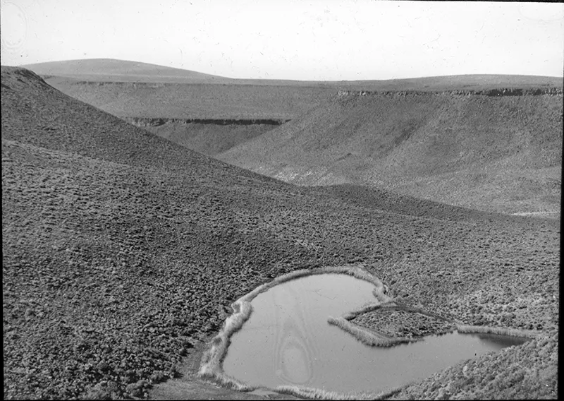 Paisaje volcánico en Las Bayas