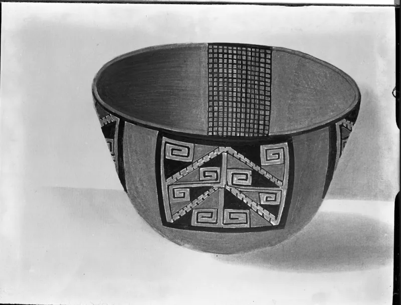 Dibujo de puco Diaguita-Inca