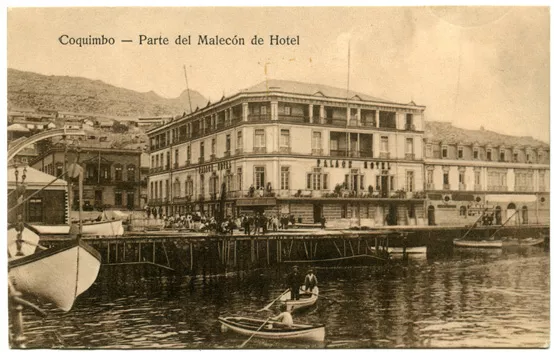 Parte del malecón de Hotel de Coquimbo