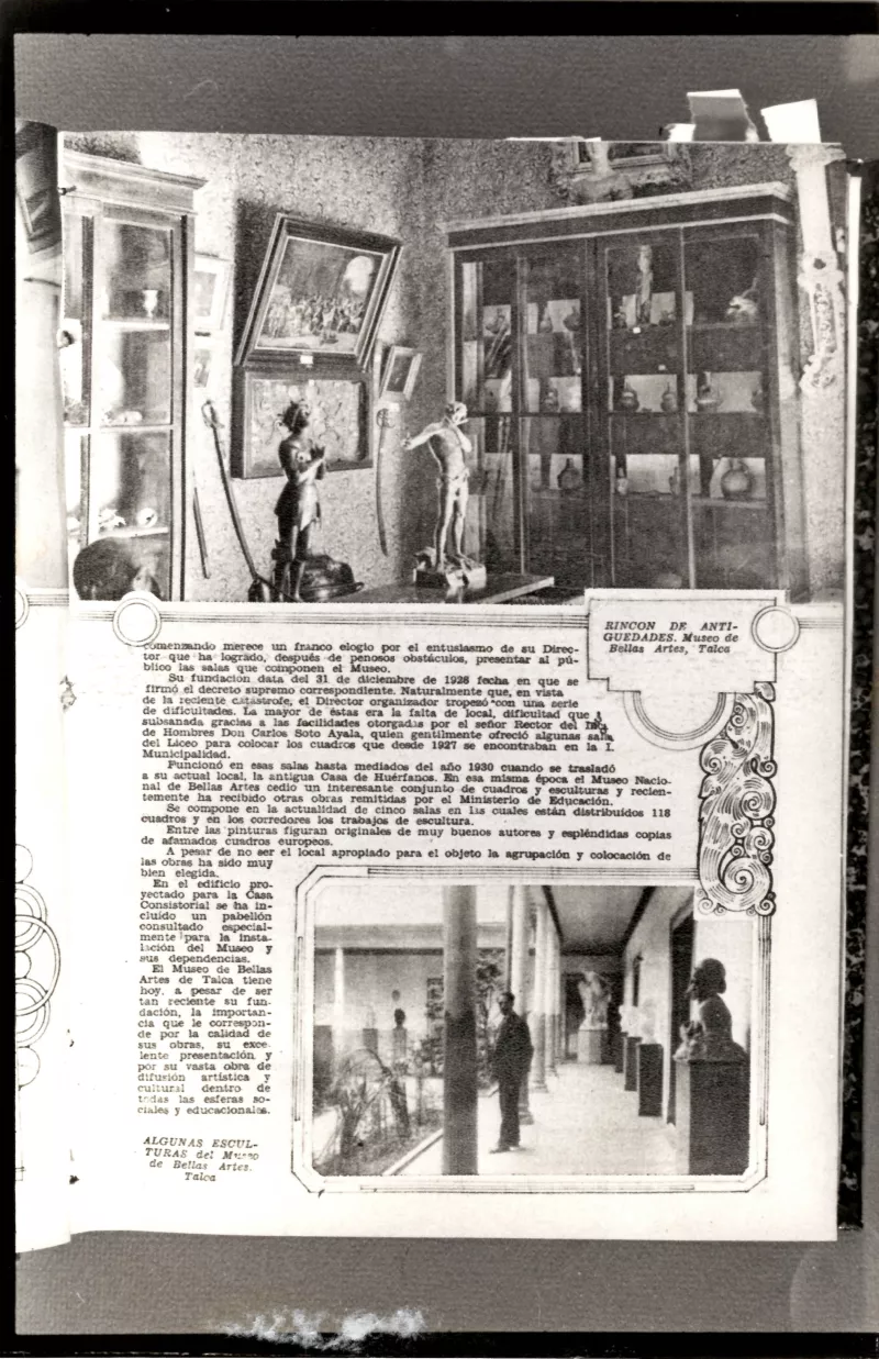 El Museo de Bellas artes de Talca en Revista Zig Zag