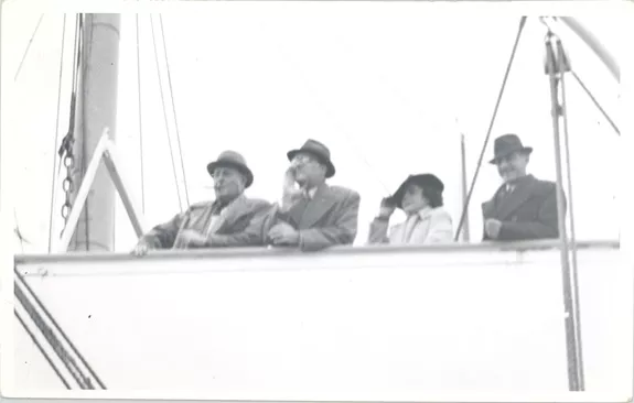 Pasajeros de un barco