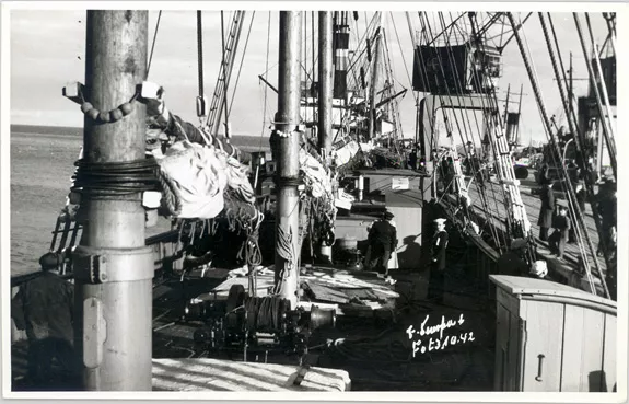 Fotografía a un velero