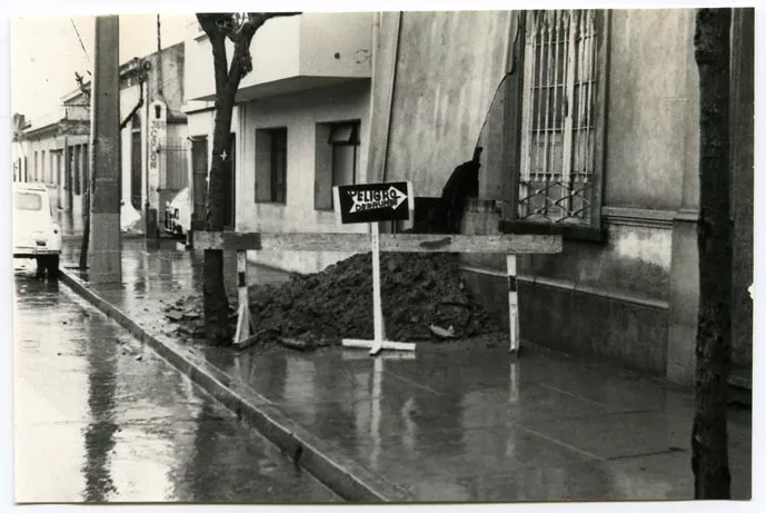 Calles inundadas de La Serena