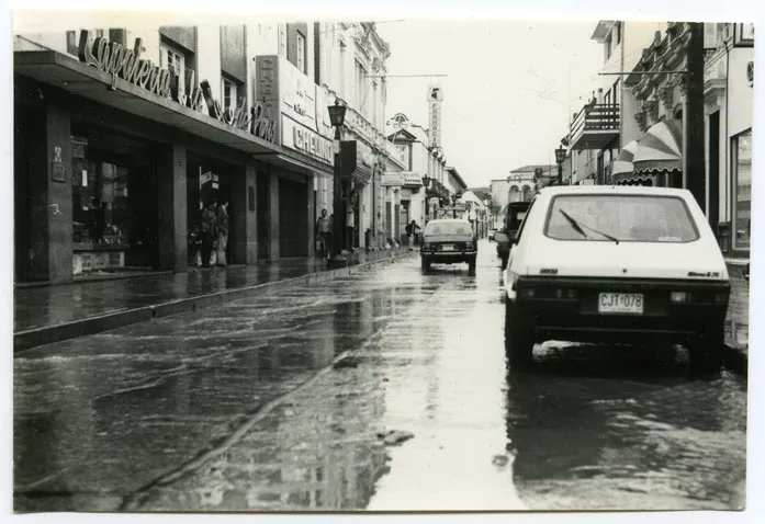 Calles inundadas de La Serena