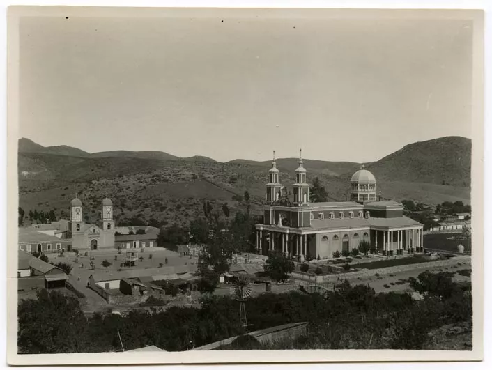 Vista de la Basílica de Andacollo