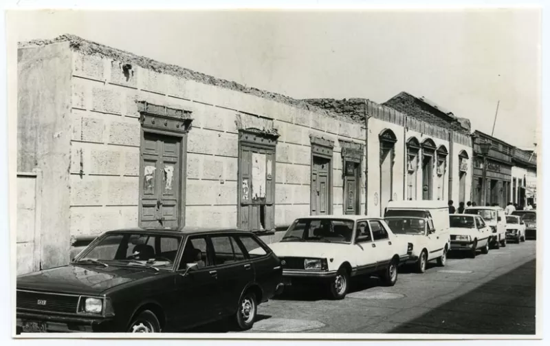 Vista calle Cordovez de La Serena ca. 1980