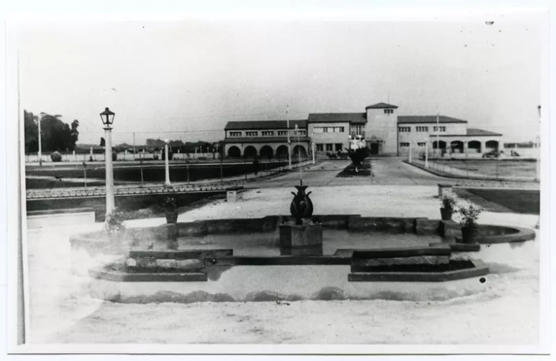 Vista a la Estación de ferrocarriles de La Serena