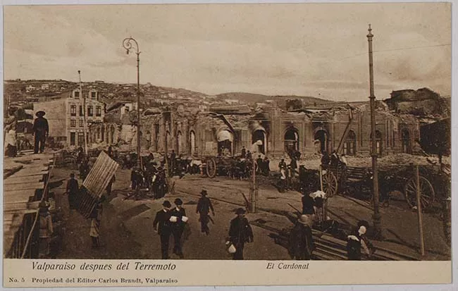 Valparaíso después del terremoto - El Cardonal