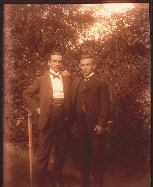 Retrato de dos hombres