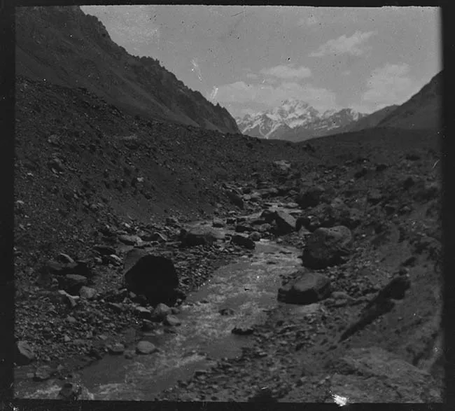 Paisaje natural con arroyo