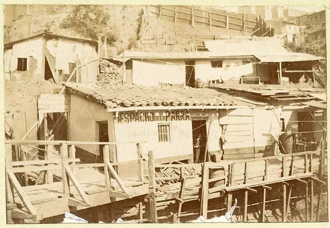Edificaciones en cerros de Valparaíso
