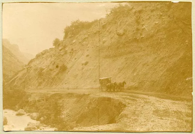 Carreta en Cordillera de los Andes