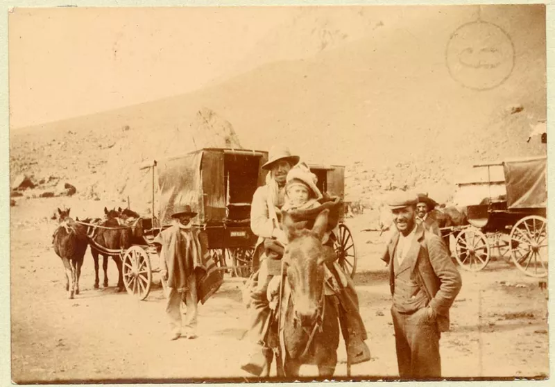 Grupo de personas en Cordillera de los Andes