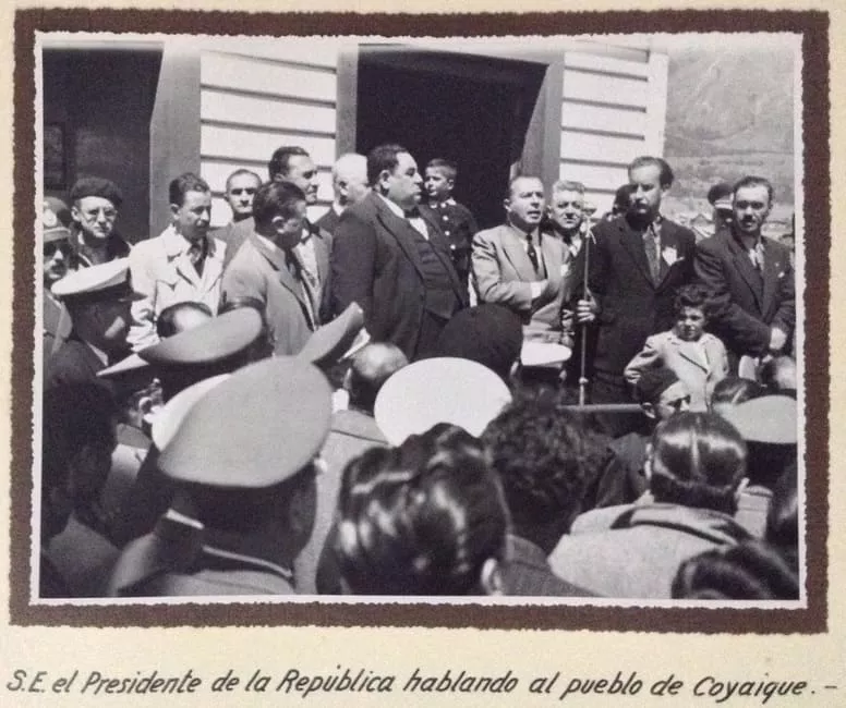 Presidente González Videla en Coyhaique
