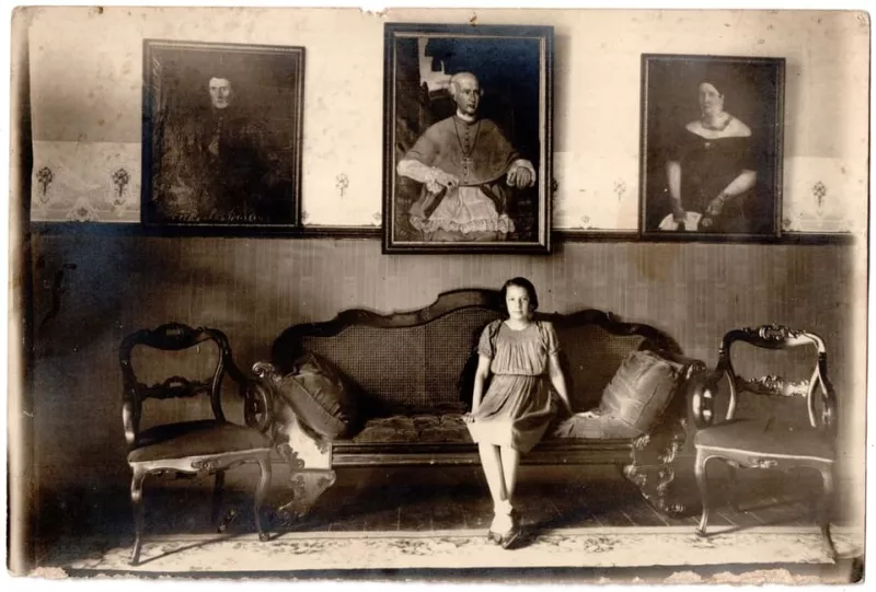 Retrato de Liliana Escobar niña